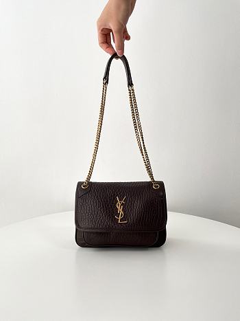 Fortok Saint Laurent Women's Niki Medium in Vintage Leather 21x16x7.5cm