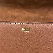 Fortok Celine Teen Soft 16 in Smooth Calfskin Brown 23×15×9cm - 2