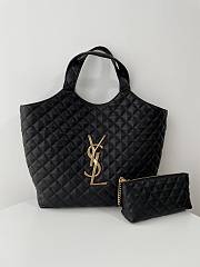 Fortok Saint Laurent Pre-owned Icare Tote Bag - Black 61x47x58cm - 1