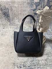 Fortok Prada Leather mini handbag Black 15.5×10×18cm - 1