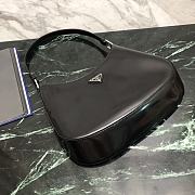 Fortok Prada Cleo Leather shoulder Bag Black 27×18×4cm - 6