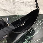 Fortok Prada Cleo Leather shoulder Bag Black 27×18×4cm - 5