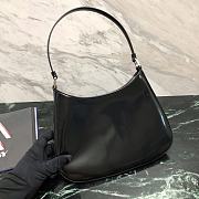 Fortok Prada Cleo Leather shoulder Bag Black 27×18×4cm - 3