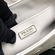 Fortok Prada Cleo Leather shoulder Bag White 27×18×4cm - 5