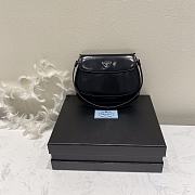 Fortok Prada Cleo leather shoulder bag Black 22×15.5×4cm - 1