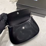 Fortok Prada Cleo leather shoulder bag Black 22×15.5×4cm - 2