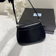 Fortok Prada Cleo leather shoulder bag Black 22×15.5×4cm - 5