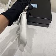 Fortok Prada Cleo leather shoulder bag White 22×15.5×4cm - 4