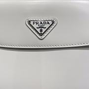 Fortok Prada Cleo leather shoulder bag White 22×15.5×4cm - 3