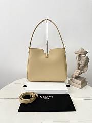 Fortok Celine Camille 16 Soft Bag Beige 36×29.5×7cm  - 4