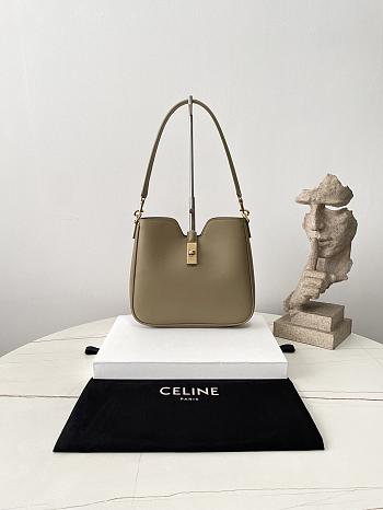 Fortok Celine Mini Camille 16 Soft Bag Beige 24.5×21.5×5cm