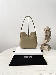 Fortok Celine Mini Camille 16 Soft Bag Beige 24.5×21.5×5cm - 6