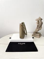 Fortok Celine Mini Camille 16 Soft Bag Beige 24.5×21.5×5cm - 5