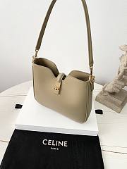 Fortok Celine Mini Camille 16 Soft Bag Beige 24.5×21.5×5cm - 3