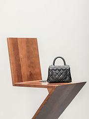 Chanel 25ss Chanel Coco Handle Black 14.5 × 11.5 × 5.5 cm - 3