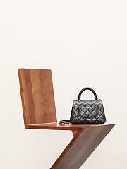 Chanel 25ss Chanel Coco Handle Black 20cm - 3