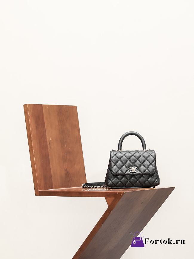 Chanel 25ss Chanel Coco Handle Black 20cm - 1
