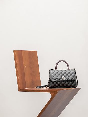 Chanel 25ss Chanel Coco Handle Black 14*24*10Cm