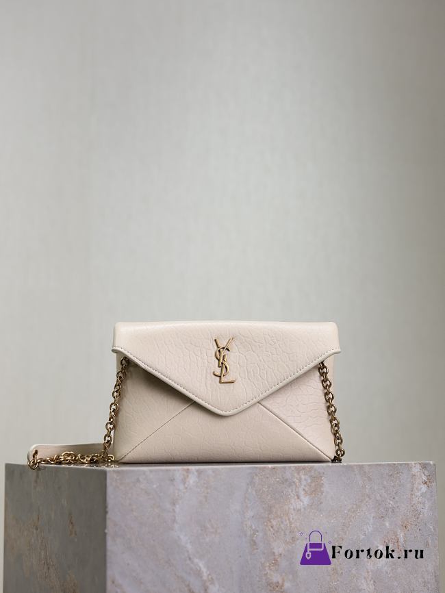 Fortok Saint Laurent Calypso Mini Cream 19×12×3cm - 1