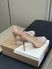 Fortok Christian Louboutin x Maison Margiela Bridiela Una Strass Beige  - 5