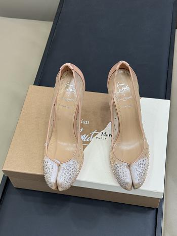 Fortok Christian Louboutin x Maison Margiela Bridiela Una Strass Beige 