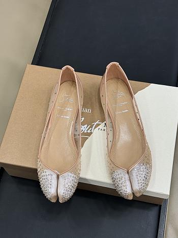 Fortok Christian Louboutin x Maison Margiela Marlougiela Strass Beige  