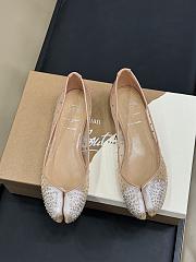 Fortok Christian Louboutin x Maison Margiela Marlougiela Strass Beige   - 3