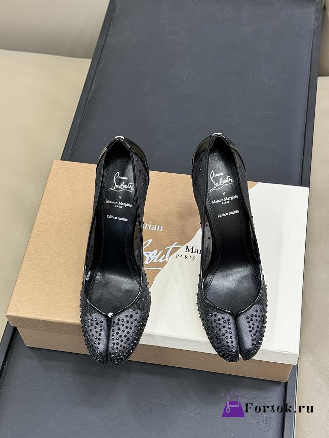 Fortok Christian Louboutin x Maison Margiela Bridiela Una Strass Black - 1