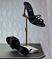 Fortok Christian Louboutin Tatoosh Spikes 85 mm mules Black  - 3