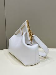 Fortok Fendi First Bag White 18 x 9 x 26 cm - 5