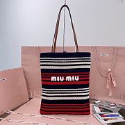 Fortok Miu Miu Totes Blue 30X38CM - 1