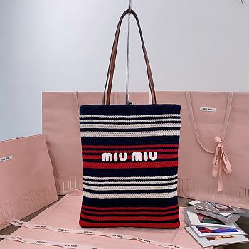 Fortok Miu Miu Totes Blue 30X38CM