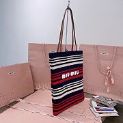 Fortok Miu Miu Totes Blue 30X38CM - 4
