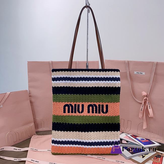 Fortok Miu Miu Totes Green 30X38CM - 1