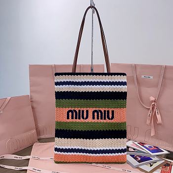 Fortok Miu Miu Totes Green 30X38CM