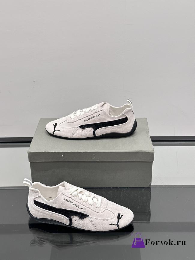 Fortok Balenciaga x Puma Speedcat White - 1