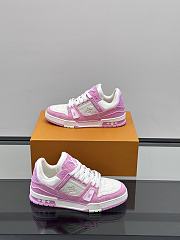 Fortok Louis Vuitton Trainer Sneaker Pink - 1