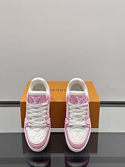 Fortok Louis Vuitton Trainer Sneaker Pink - 5
