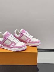Fortok Louis Vuitton Trainer Sneaker Pink - 4
