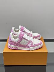 Fortok Louis Vuitton Trainer Sneaker Pink - 2