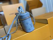 Fortok Louis Vuitton Vanity Chain Pouch Blue 19 x 11.5 x 6.5cm - 5
