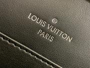 Fortok Louis Vuitton Monogram Shadow Clutch Truck Black 24 x16.5x8cm - 2
