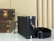 Fortok Louis Vuitton Monogram Shadow Clutch Truck Black 24 x16.5x8cm - 5