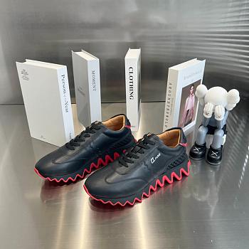 Fortok Christian Louboutin Loubishark Sneakers Leather Black