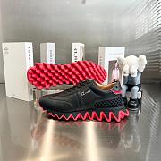 Fortok Christian Louboutin Loubishark Sneakers Leather Black - 4