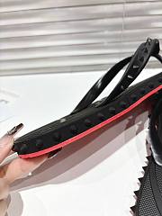 Fortok Christian Louboutin Super Loubi Flip Flip-flops Rubber Black - 6
