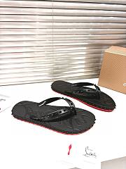 Fortok Christian Louboutin Super Loubi Flip Flip-flops Rubber Black - 3