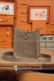 Fortok Hermès Evelyne Brown 16 x 5.5 x 18cm - 6