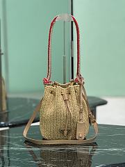 Fortok Prada Crochet mini bucket bag Natural 15.5 x 19.5 x 10cm - 1