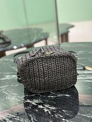 Fortok Prada Crochet mini bucket bag Black 15.5 x 19.5 x 10cm - 5